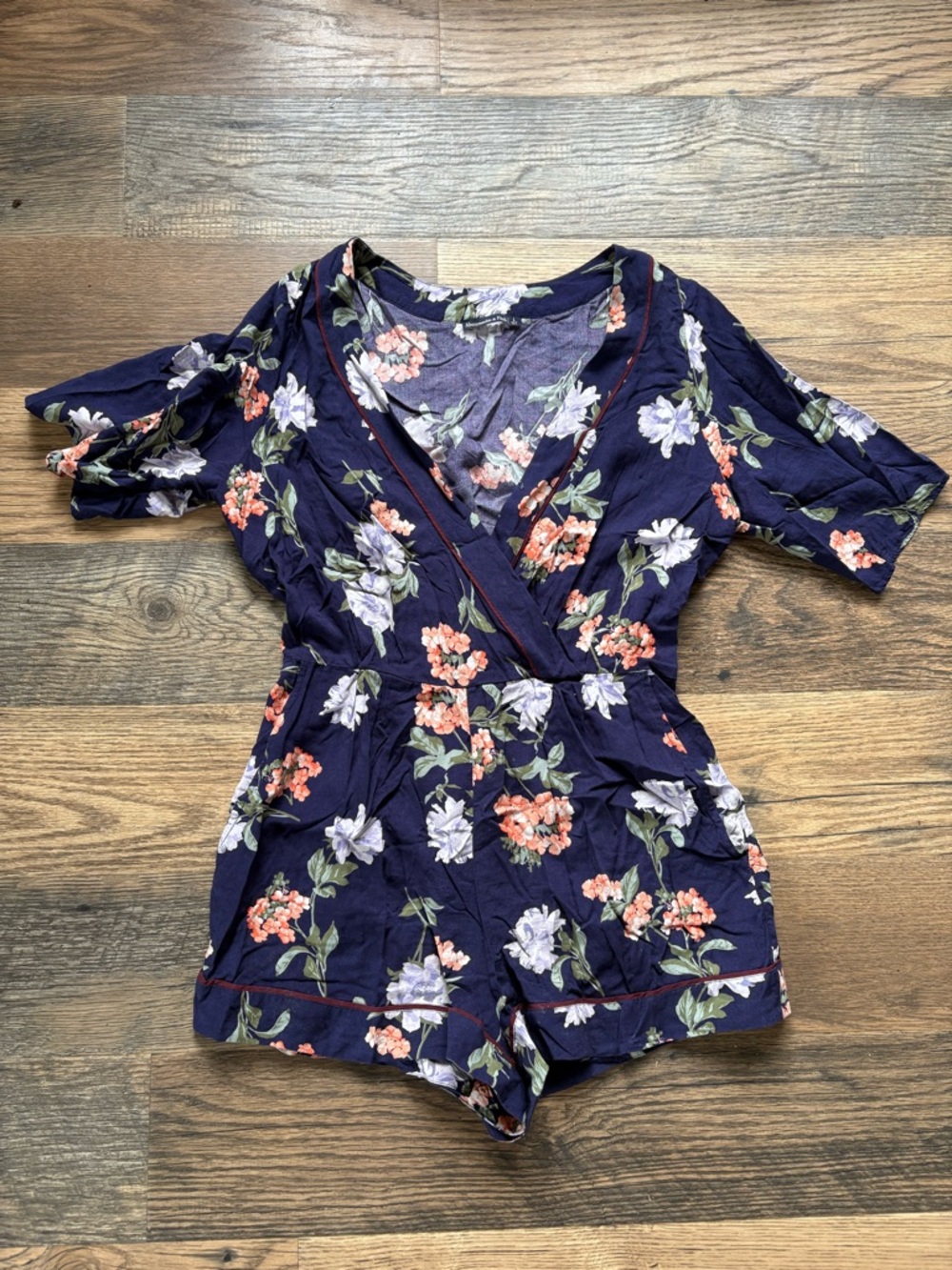 Abercrombie & Fitch Floral Romper